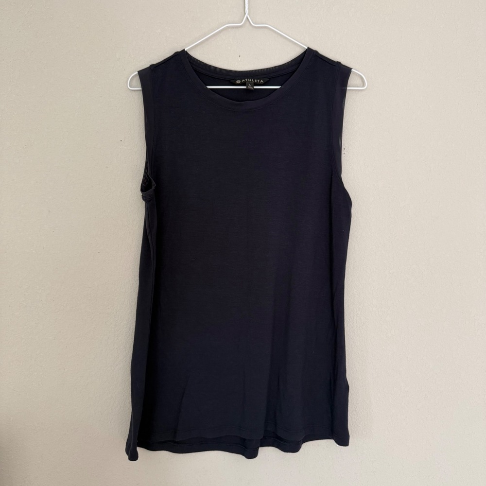 Athleta Black Sleeveless Tank Top